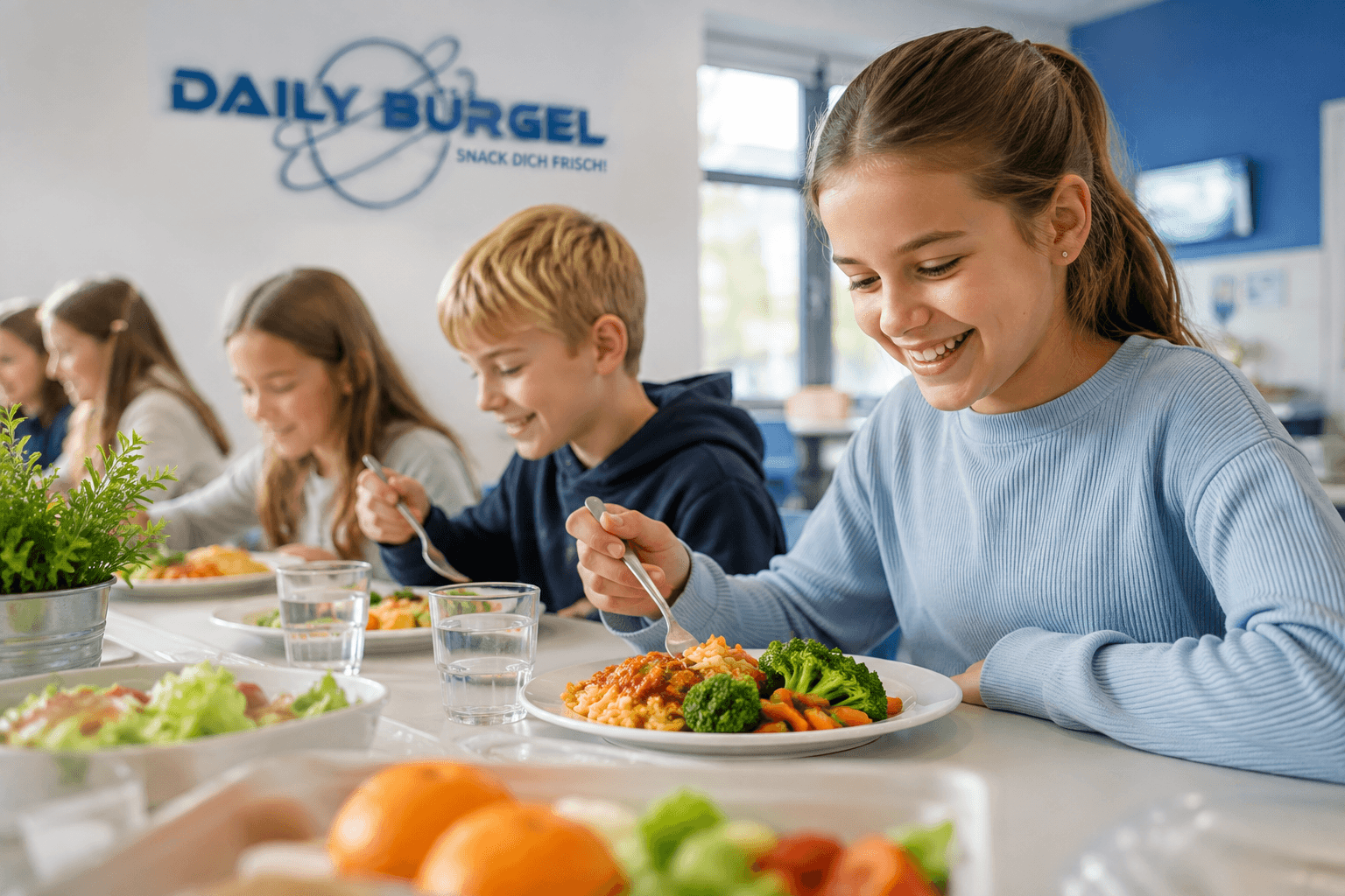 Schule in Café Daily Bürgel